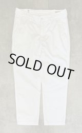 画像: 90'S RALPH LAUREN ウエストタブ付き ミリタリーチノパンツ ホワイト (VINTAGE)