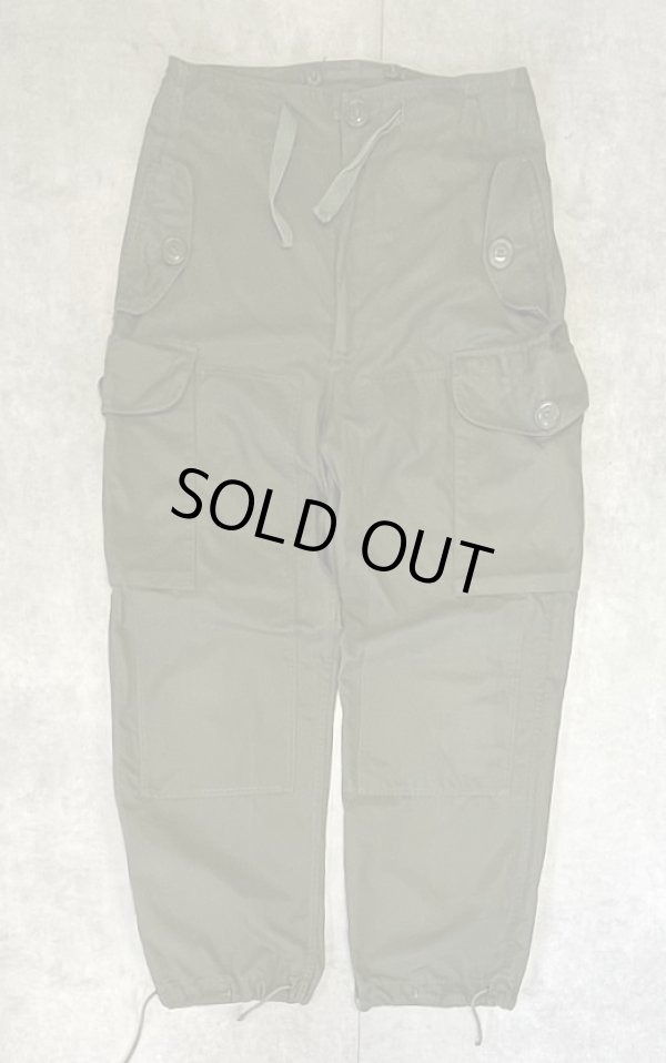 画像1: 80'S カナダ軍 ECW WINDPROOF カーゴパンツ オリーブ (VINTAGE)