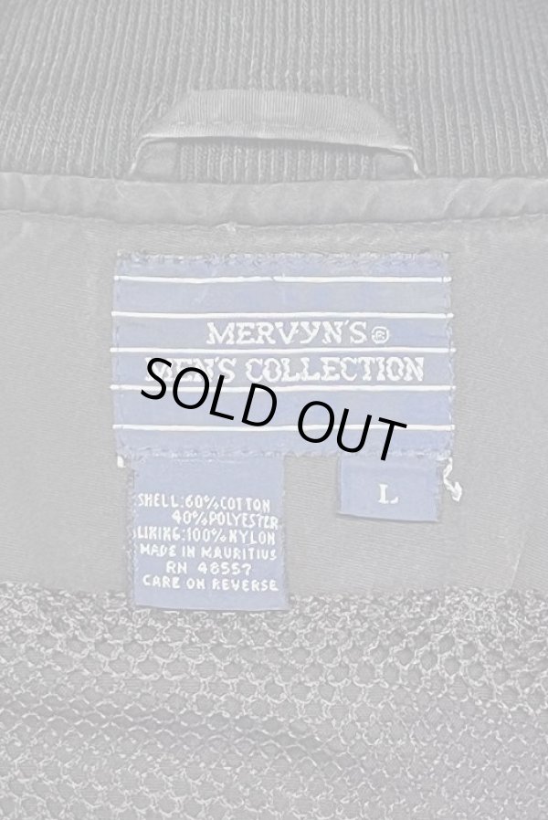 画像2: 80'S MERVYN'S カップショルダー ダービージャケット ブラック (VINTAGE)