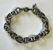 画像1: VIN'S "CHAIN BRACELET" BIG MARINE ANTIQUE SILVER (NEW)