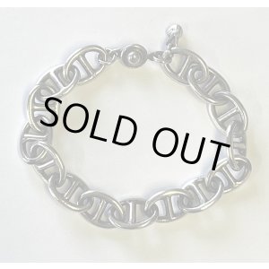 画像: VIN'S "CHAIN BRACELET" BIG MARINE ANTIQUE SILVER (NEW)