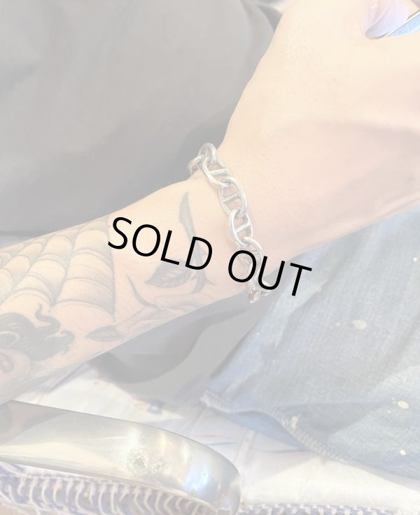 画像8: VIN'S "CHAIN BRACELET" BIG MARINE ANTIQUE SILVER (NEW)