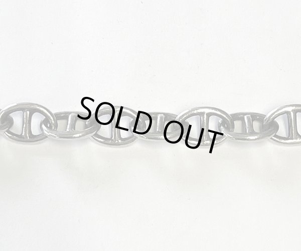 画像2: VIN'S "CHAIN BRACELET" BIG MARINE ANTIQUE SILVER (NEW)