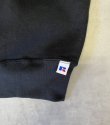 画像4: 90'S RUSSELL ATHLETIC 前Vガゼット付き クルーネック スウェットシャツ ブラック USA製 (DEADSTOCK)