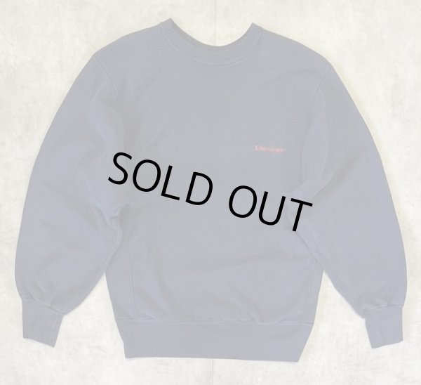 画像1: 80'S CHAMPION "FIRSTSEA BANK" トリコタグ リバースウィーブ ネイビー USA製 (VINTAGE)