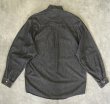 画像3: 90'S J.CREW 旧タグ ブラックシャンブレー バンドカラーシャツ ブラック (VINTAGE)