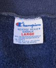 画像2: 80'S CHAMPION "FIRSTSEA BANK" トリコタグ リバースウィーブ ネイビー USA製 (VINTAGE)