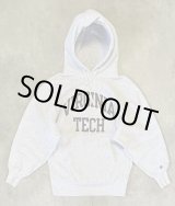 画像: 90'S CHAMPION "VIRGINIA TECH" 刺繍タグ リバースウィーブ パーカー ヘザーグレー USA製 (VINTAGE)