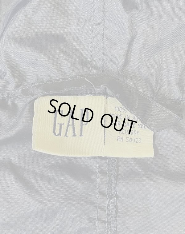 画像2: 00'S GAP 旧タグ ナイロン モッズパーカー ネイビー (VINTAGE)