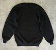 画像5: 90'S RUSSELL ATHLETIC 前Vガゼット付き クルーネック スウェットシャツ ブラック USA製 (DEADSTOCK)