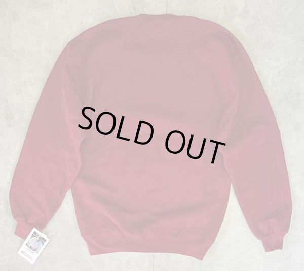 画像5: 90'S RUSSELL ATHLETIC 前Vガゼット付き クルーネック スウェットシャツ バーガンディ USA製 (DEADSTOCK)