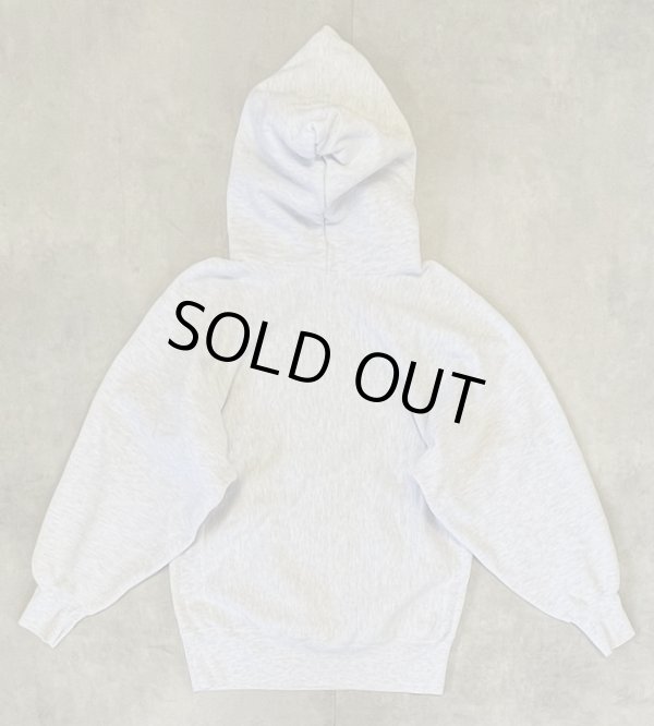 画像5: 90'S CHAMPION "VIRGINIA TECH" 刺繍タグ リバースウィーブ パーカー ヘザーグレー USA製 (VINTAGE)