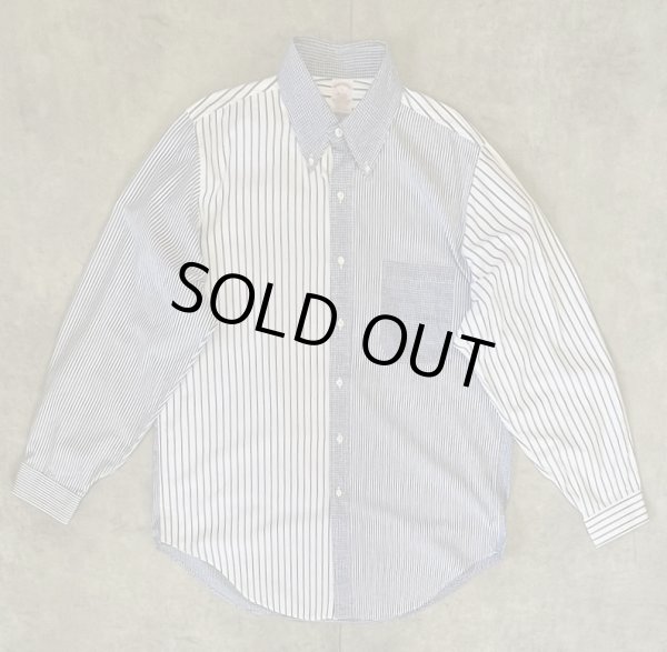 画像1: 90'S BROOKS BROTHERS "FUN SHIRT" ポプリン BDシャツ クレイジーパターン USA製 (VINTAGE)
