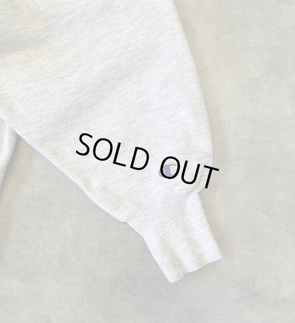 画像4: 90'S CHAMPION "VIRGINIA TECH" 刺繍タグ リバースウィーブ パーカー ヘザーグレー USA製 (VINTAGE)