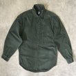 画像1: 90'S GAP 旧タグ ツイルシャツ ダークグリーン (VINTAGE)