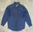 画像1: 90'S LL Bean スナップボタン デニムシャツ インディゴ (VINTAGE)