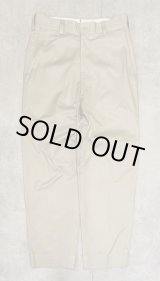 画像: 60'S アメリカ軍 USAF コットン100% チノパンツ RAPIDアルミジップ (VINTAGE)