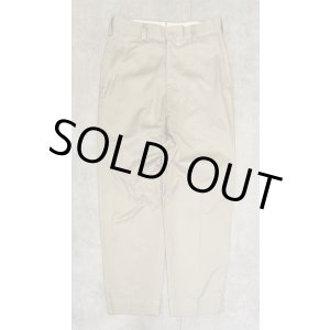 画像: 60'S アメリカ軍 USAF コットン100% チノパンツ RAPIDアルミジップ (VINTAGE)