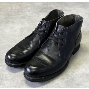 画像: 60'S アメリカ軍 US NAVY "BELLEVILLE SHOE MFG CO製" 3アイレット スチール無し レザー チャッカブーツ (VINTAGE)