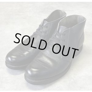 画像: 60'S アメリカ軍 US NAVY "BELLEVILLE SHOE MFG CO製" 3アイレット スチール無し レザー チャッカブーツ (VINTAGE)