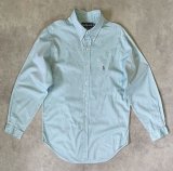 画像: 90'S RALPH LAUREN "CLASSIC FIT" オックスフォード BDシャツ ミントグリーン (VINTAGE)