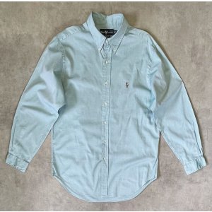 画像: 90'S RALPH LAUREN "CLASSIC FIT" オックスフォード BDシャツ ミントグリーン (VINTAGE)