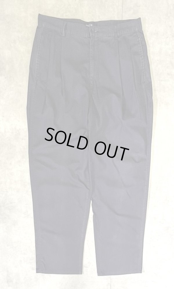画像1: 90'S RALPH LAUREN "THE CLASSIC GOLF PANT" ツープリーツ チノパンツ ネイビー (VINTAGE)