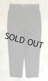 画像: 90'S RALPH LAUREN "ANDREW PANT" ツープリーツ チノパンツ ブラック (VINTAGE)