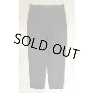 画像: 90'S RALPH LAUREN "ANDREW PANT" ツープリーツ チノパンツ ブラック (VINTAGE)
