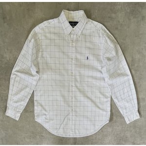 画像: 90'S RALPH LAUREN "CLASSIC FIT" ピンオックス BDシャツ グラフチェック (VINTAGE)