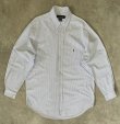 画像1: 90'S RALPH LAUREN "YARMOUTH" オックスフォード BDシャツ ストライプ (VINTAGE)