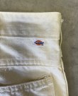 画像2: 80'S DICKIES チビタグ ペインターパンツ 42TALONジップ オフホワイト W38L32 USA製 (VINTAGE)