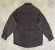 画像3: 90'S FIVE BROTHER シャモアクロス ワークシャツ フェードブラック (VINTAGE)