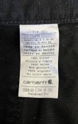 画像2: CARHARTT ダブルニー ダック ペインターパンツ ブラック W34L30 (VINTAGE)