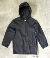 画像: 00'S J.CREW 旧タグ コーティングコットン デッキパーカー ブラック (VINTAGE)