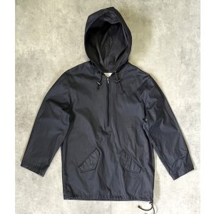 画像: 00'S J.CREW 旧タグ コーティングコットン デッキパーカー ブラック (VINTAGE)