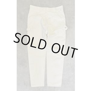 画像: 80'S DICKIES チビタグ ペインターパンツ 42TALONジップ オフホワイト W38L32 USA製 (VINTAGE)