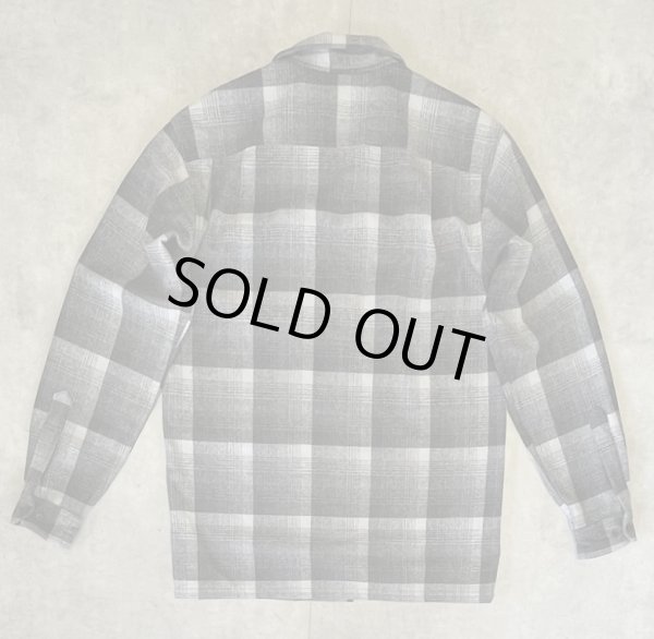 画像3: 00'S PENDLETON "BOARD SHIRT" ウール オープンカラーシャツ オンブレチェック (DEADSTOCK)