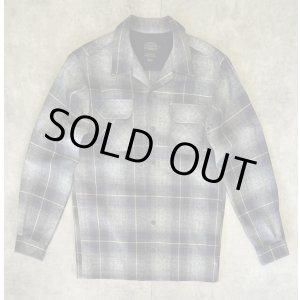 画像: 00'S PENDLETON "BOARD SHIRT" ウール オープンカラーシャツ オンブレチェック (DEADSTOCK)