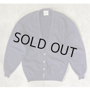 画像: 80'S LL Bean by RUSSELL ATHLETIC スウェットカーディガン ナス紺 USA製 (VINTAGE)