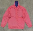 画像1: 80'S PATAGONIA 旧タグ "LIGHTWEIGHT REVERSIBLE WINDBREAKER" リバーシブル ナイロンジャケット フーシャピンク/ブルー USA製 (VINTAGE)