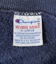 画像2: 90'S CHAMPION 刺繍タグ リバースウィーブ 無地 ネイビー USA製 (VINTAGE)