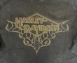 画像3: 00'S HARLEY DAVIDSON 両面プリント 袖フレイム 長袖 Tシャツ フェードブラック USA製 (VINTAGE)
