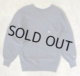 画像: 90'S CHAMPION 刺繍タグ リバースウィーブ 無地 ネイビー USA製 (VINTAGE)