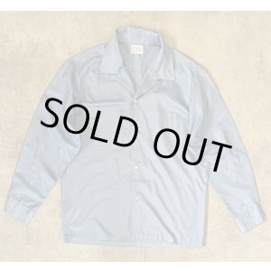 画像: 60'S TOWNCRAFT "PENN-PREST" オープンカラーシャツ ブルー (VINTAGE)