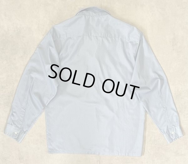 画像3: 60'S TOWNCRAFT "PENN-PREST" オープンカラーシャツ ブルー (VINTAGE)