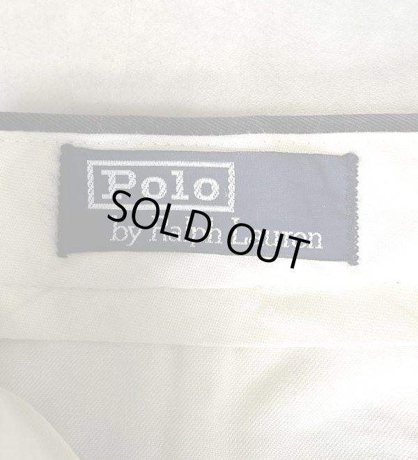 画像2: 90'S RALPH LAUREN ツープリーツ チノパンツ ブラック W33L30 (VINTAGE)