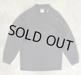 画像: 90'S NIKE 白タグ モックネック 長袖 Tシャツ ブラック USA製 (VINTAGE)