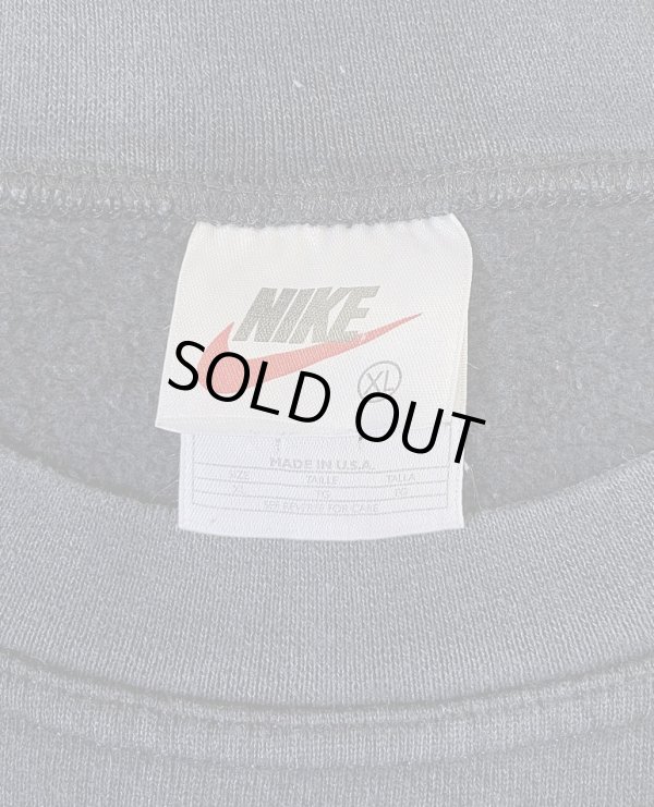 画像2: 90'S NIKE 白タグ スウェットシャツ ブラック USA製 (VINTAGE)