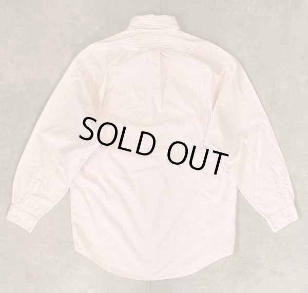 画像3: 90'S RALPH LAUREN "BIG SHIRT" オックスフォード BDシャツ ストライプ (VINTAGE)